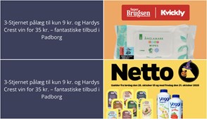 3-Stjernet pålæg til kun 9 kr. og Hardys Crest vin for 35 kr. – fantastiske tilbud i Padborg
