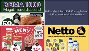 Hakket dansk kød til 34,95 kr. og hel and til 59 kr. - fantastiske lokale tilbud