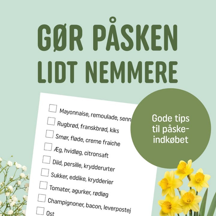 REMA 1000 Gødvad præsenterer inspiration til påskebordet