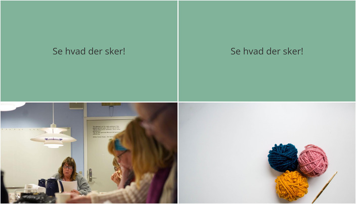 Guidet fælleslæsning og strikkeklub: Hvad der sker i Viby Sjælland den kommende uge