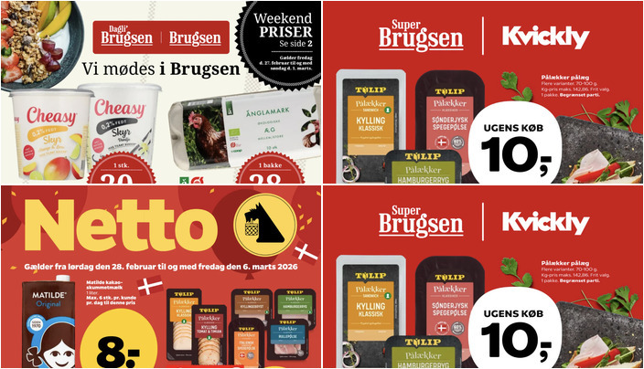 Matilde kakaoskummetmælk til 8 kr. og Torres vin til 37 kr. - tjek de lokale tilbud