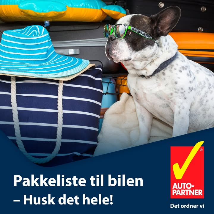 Tårs Autoteknik deler vigtig pakkeliste til bilferien