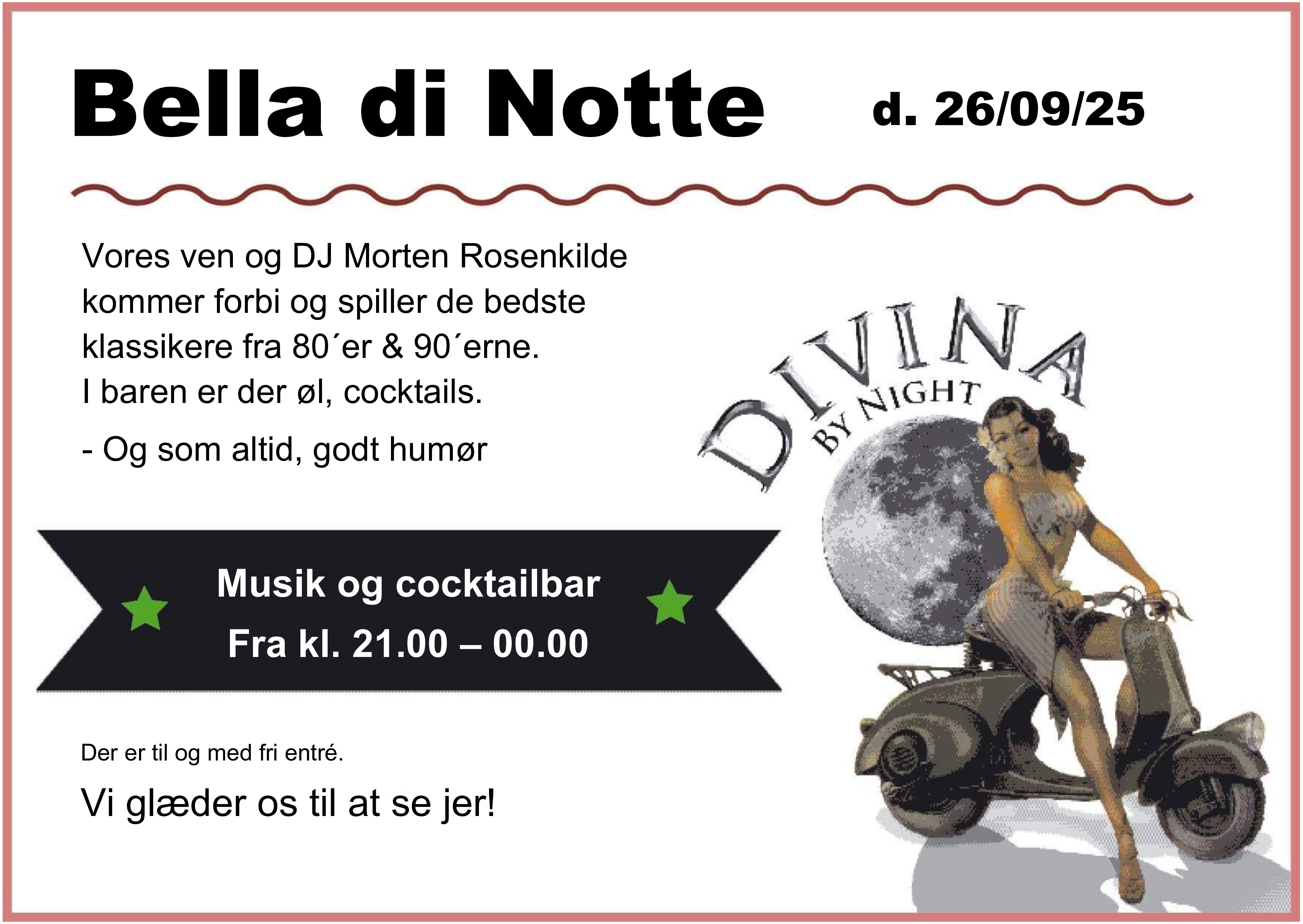 Oplev 80'er og 90'er hits med DJ Morten Rosenkilde i Espergærde