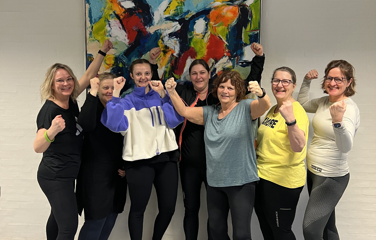 DGI Huset Aabybro hylder syv seje kvinder efter endt forløb