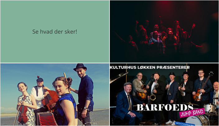 Musikalske oplevelser og hyggelige stunder i Løkken i den kommende uge