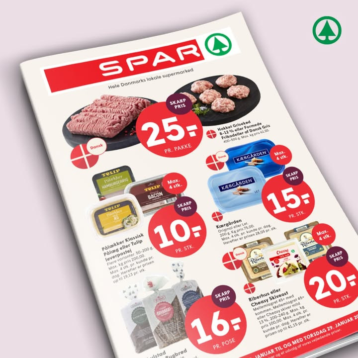 Skarpe tilbud hos SPAR SKALLERUP A/S i denne uge