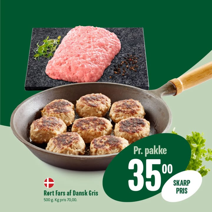 Frikadeller til aftensmad? Se tilbuddene hos Min Købmand, Nim
