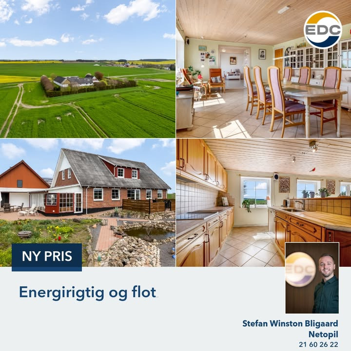 EDC Støvring annoncerer ny pris på energirigtig villa på landet