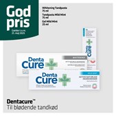 Herning Løve Apotek anbefaler DentaCure tandpasta for sundere tandkød