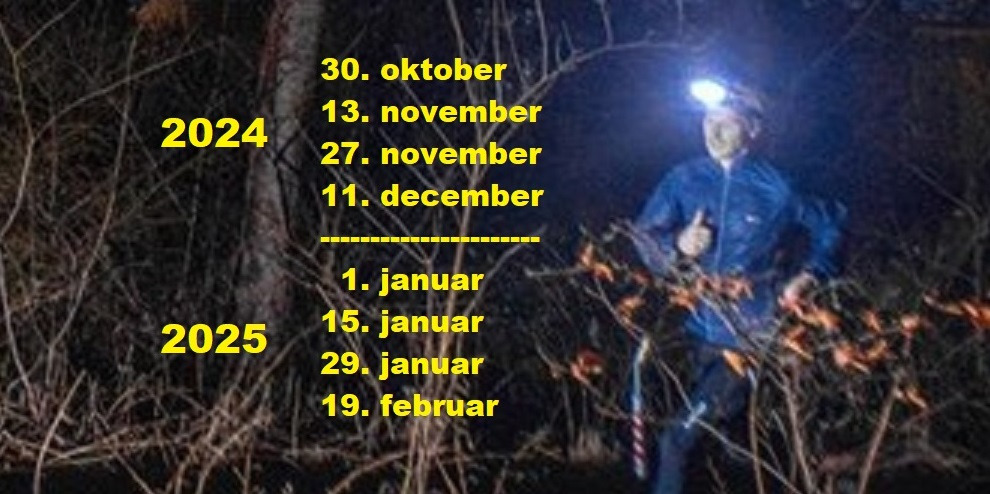 Udfordrende trailløb i mørket med Orienteringsklubben Esbjerg