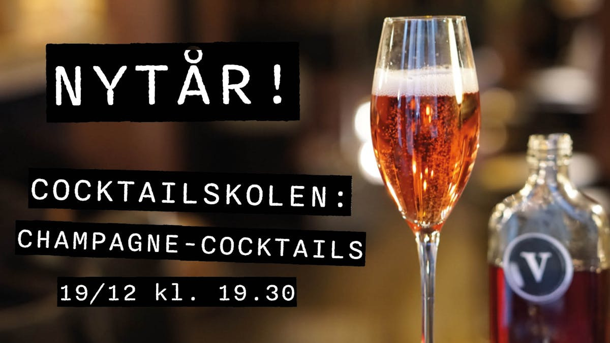 Ryst året ind med et champagne-cocktailkursus i Odense