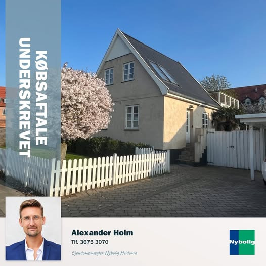 Nybolig Hvidovre - Alexander Holm ApS: købsaftale underskrevet på Catherine Boothsvej 3 i Hvidovre