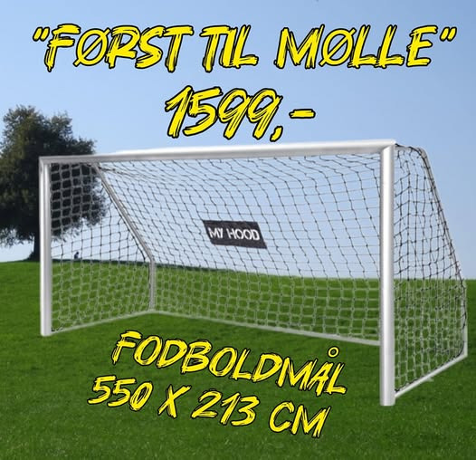 KiDS Coolshop tilbyder sidste chance for at købe stort fodboldmål til nedsat pris