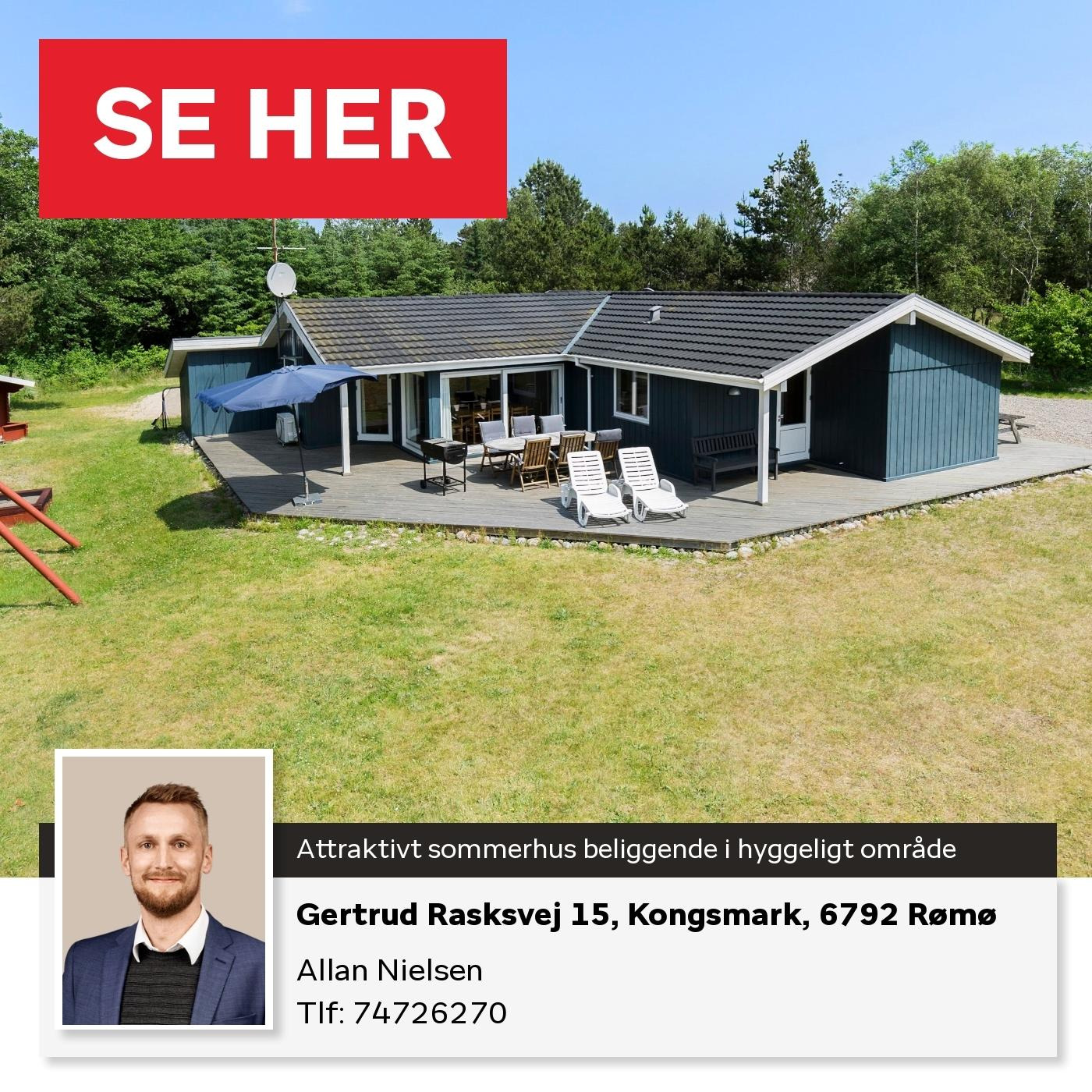 Home Tønder tilbyder attraktivt sommerhus på Rømø til salg