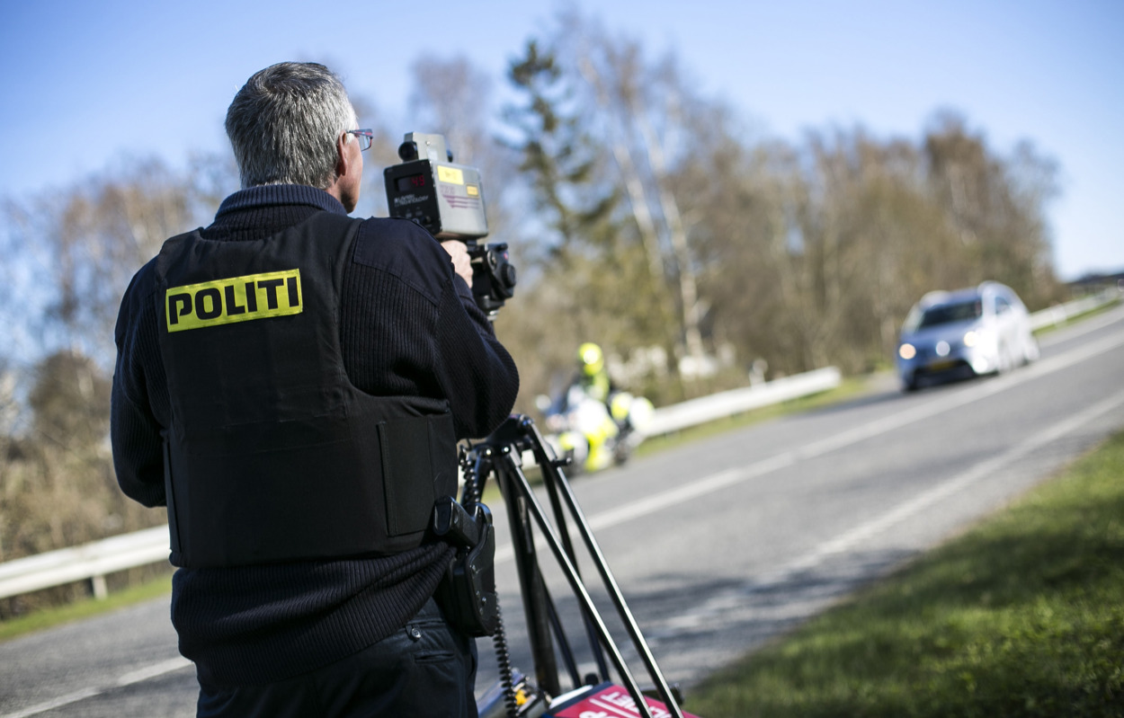 Færdselspolitiet holder særligt øje med fartglade bilister i næste uge