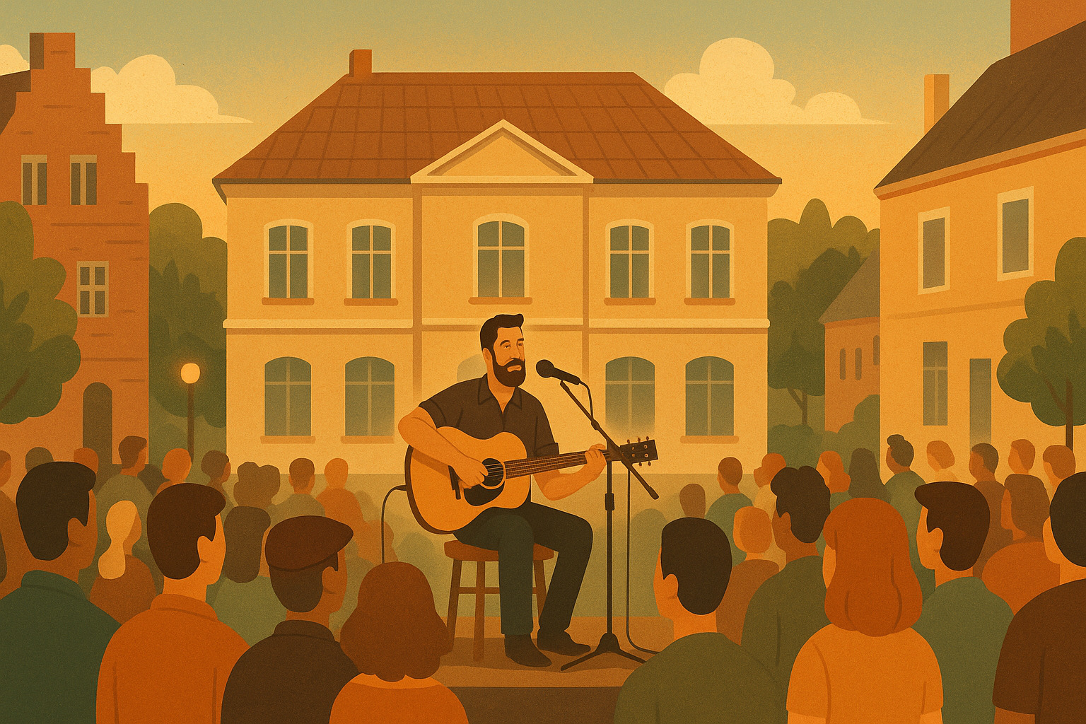 Nick Morgan fyrer op under Esbjerg med akustiske klassikere