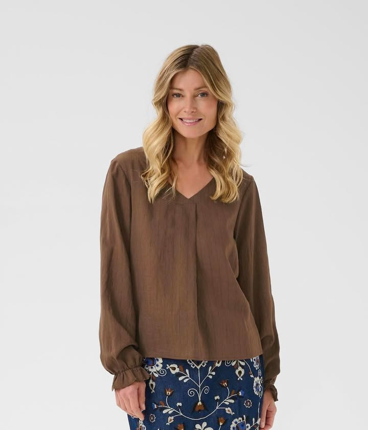 Rosengreen tilbyder flot bluse fra Cream til stærkt nedsat pris