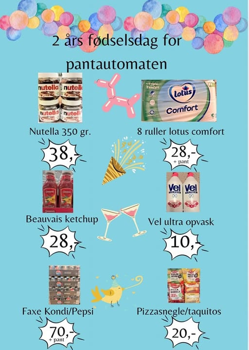 SPAR Valsgård fejrer pantautomatens 2-års fødselsdag med tilbud og konkurrencer