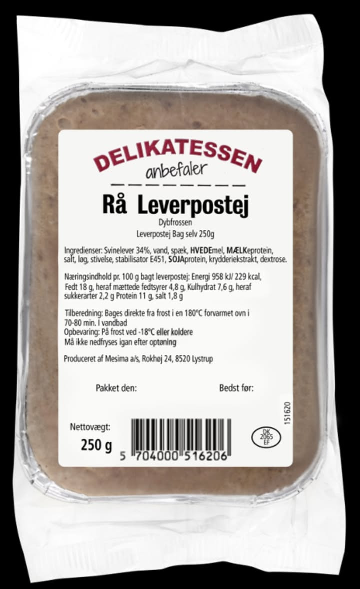 Meny Hobro tilbyder BagSelv leverpostej til kun 7,77 kr