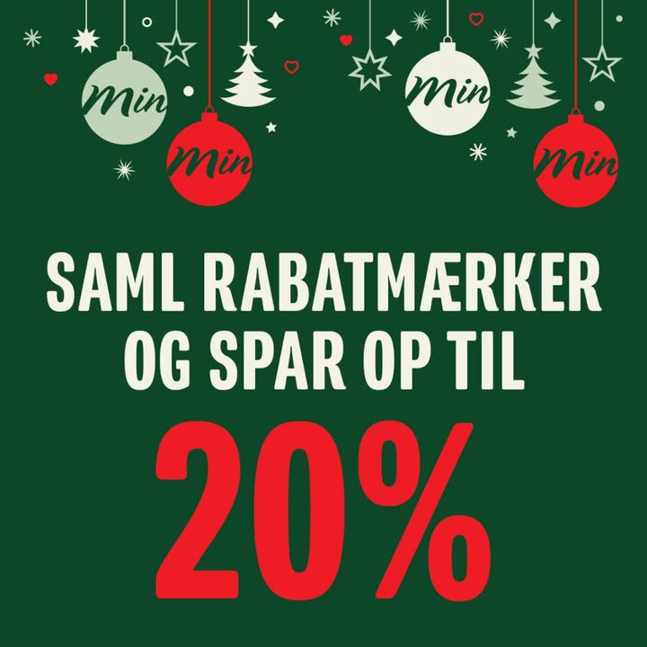 Spar op til 20 % hos Min Købmand, Nim med rabatmærker