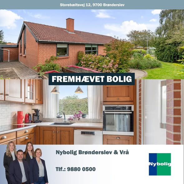 Nybolig Brønderslev & Vrå inviterer til bud på villa på Storebæltsvej 12