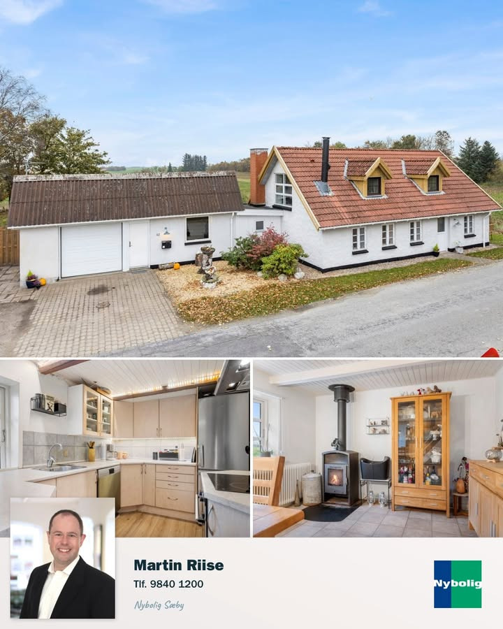 Nybolig Sæby A/S fremhæver hyggelig villa i naturskønne Dybvad
