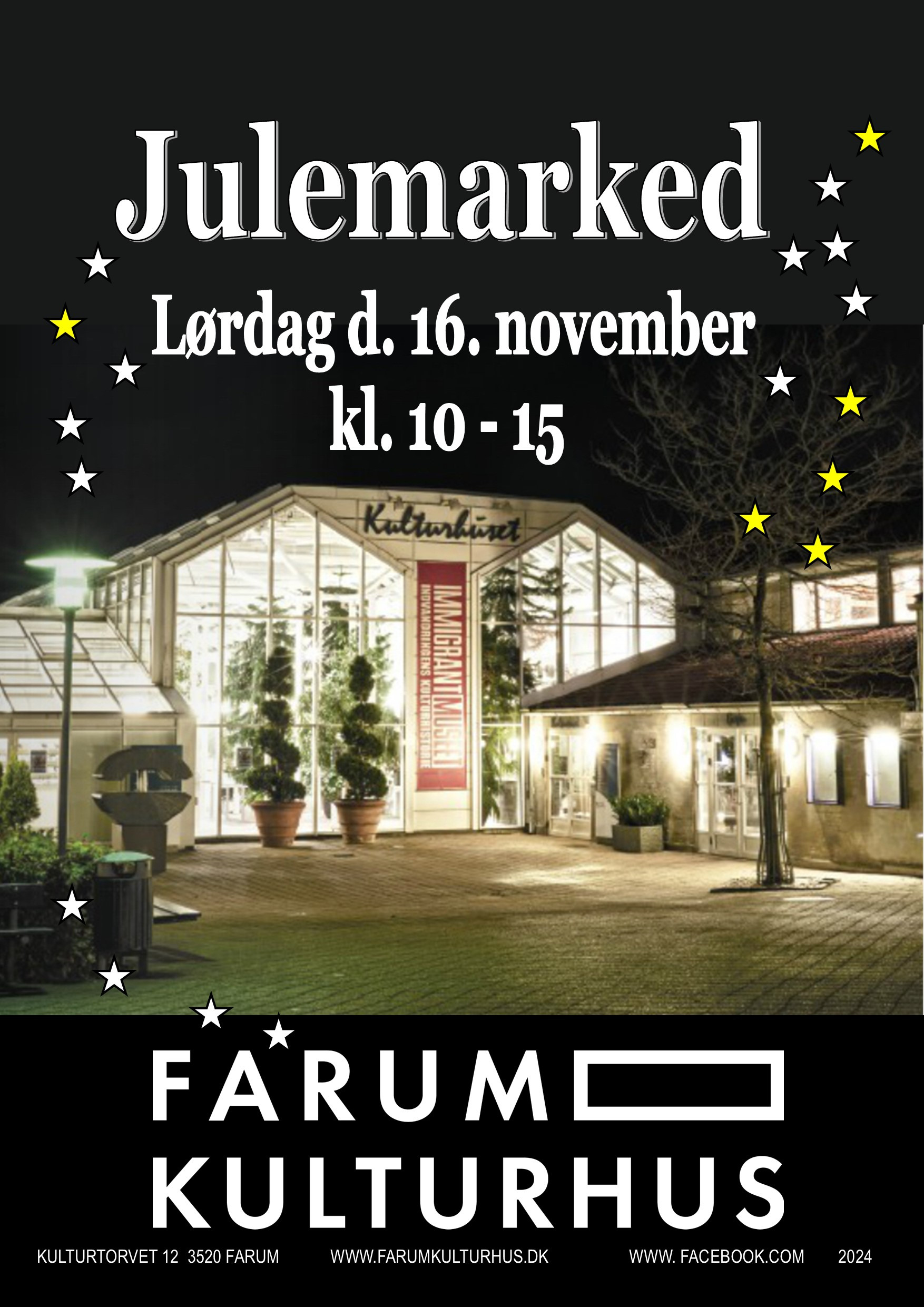 Julemarked i Farum Kulturhus byder på julestemning og kunsthåndværk