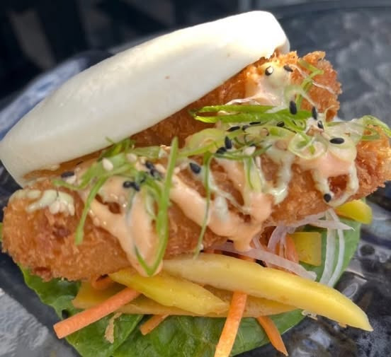 RISSKOV SUSHI ApS tilbyder månedens bao med crispy reje