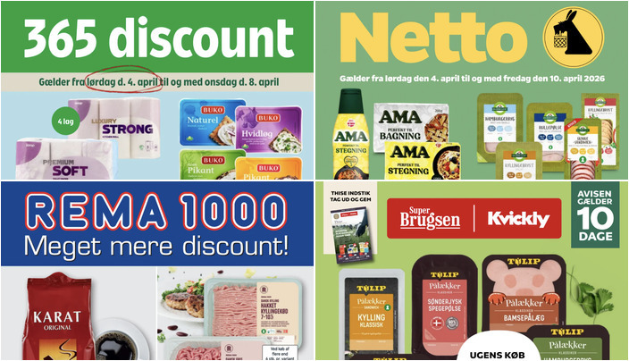 Hakket dansk grisekød til 20 kr. og K-Salat pålægssalat for 9 kr. - se de lokale tilbud