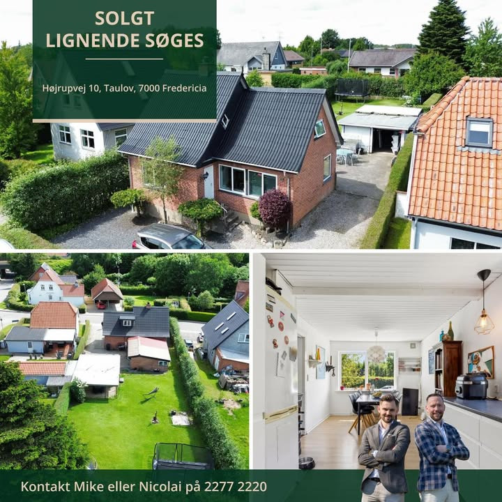 Ejendomsmægler Mike Andersen meddeler salg af Højrupvej 10 i Fredericia og søger nye boliger