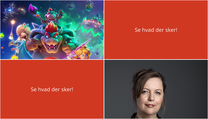 Kommende uge i Faxe: Super Mario animationsfilm og foredrag om vrede kvinder