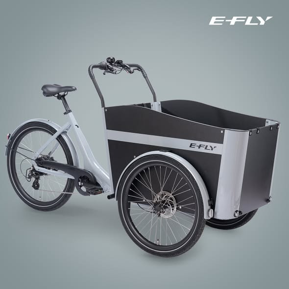 Hals Auto A/S præsenterer E-Fly Cargo RD som den perfekte ladcykel til familielivet