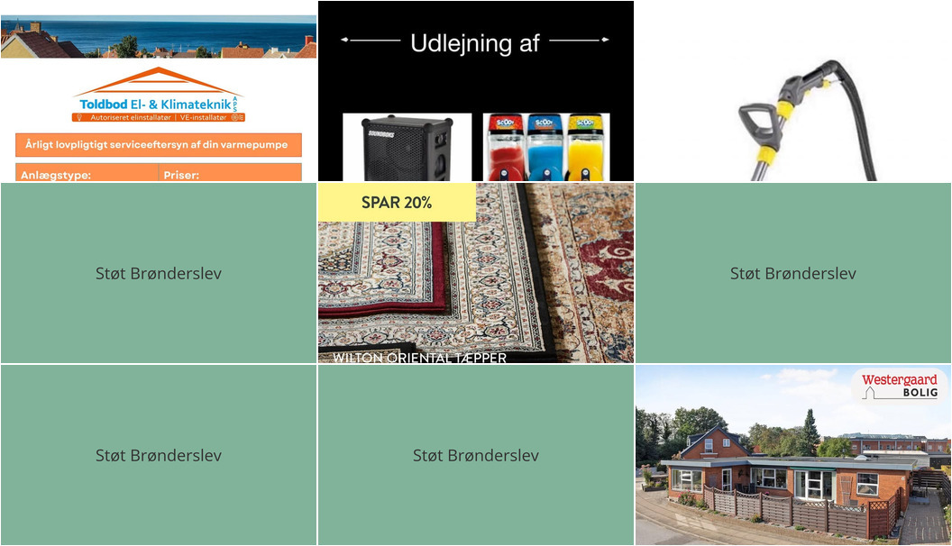 Nyt fra Slikhuset Hjallerup, Garant Brønderslev, WESTERGAARD BOLIG og 2 andre