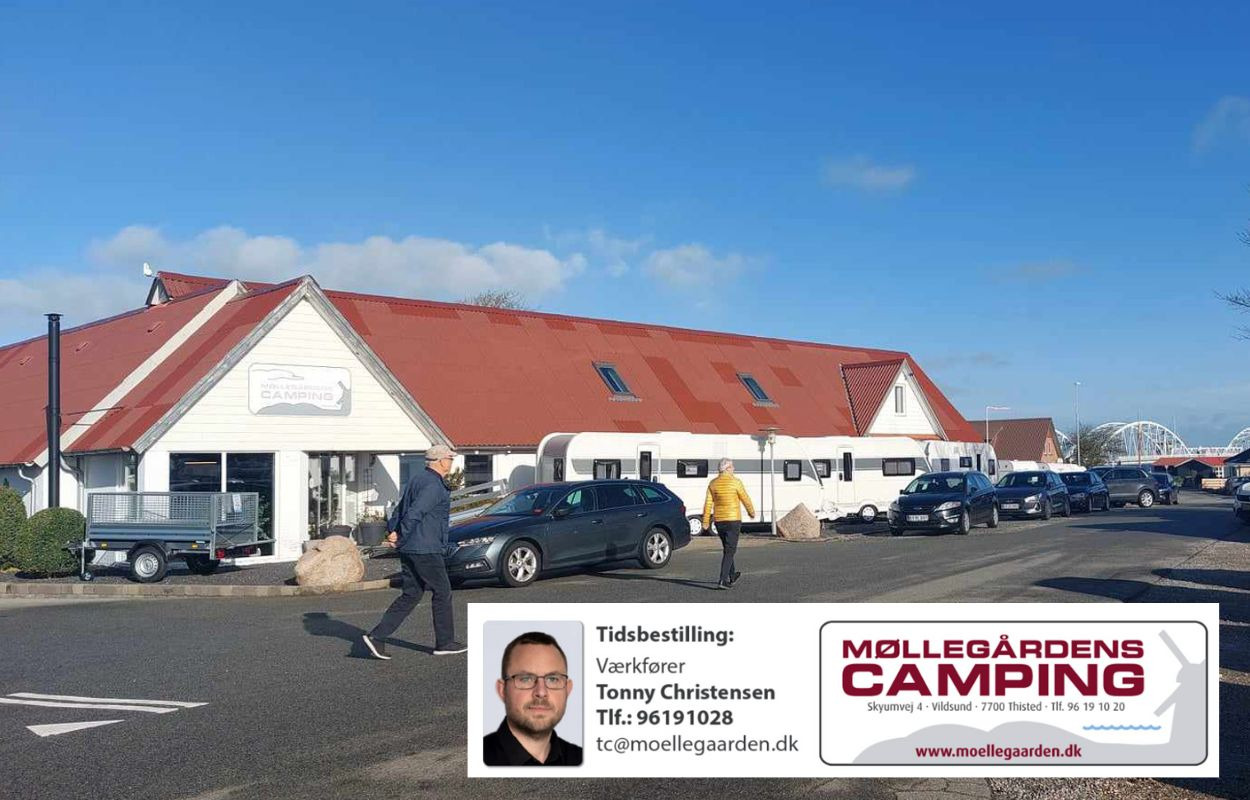 Få din campingvogn klar til sæsonen med Møllegårdens Camping