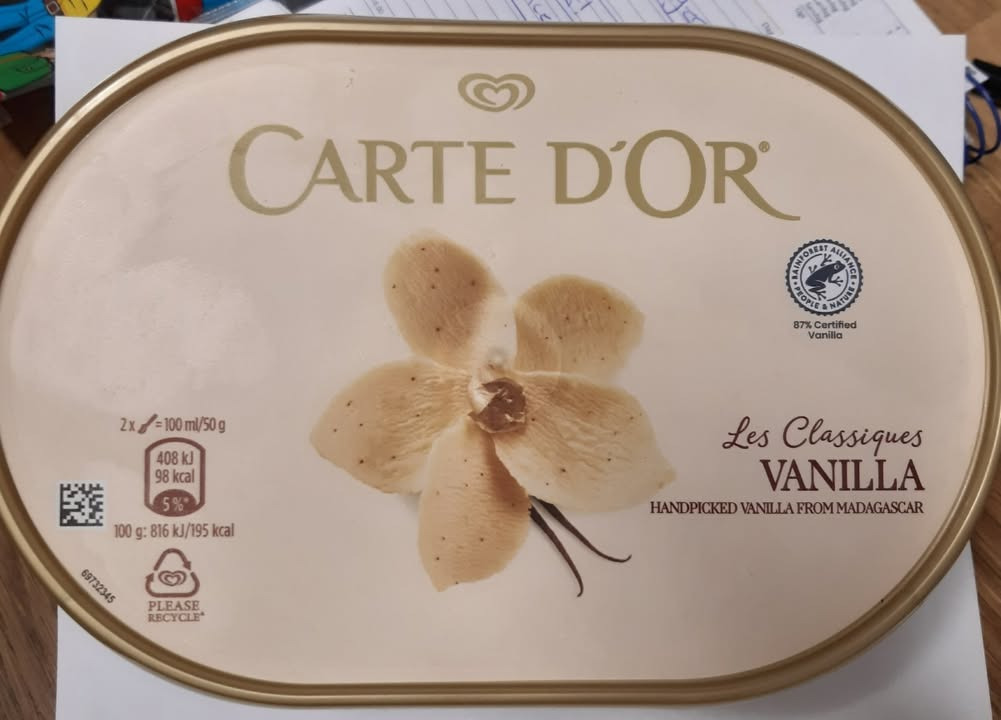 MENY Randers tilbyder Carte D'or vaniljeis til 25 kr.
