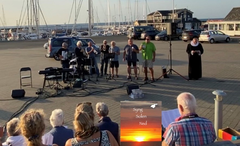 Sommeraftensang på Østerby Havn: Musik, solnedgang og refleksion