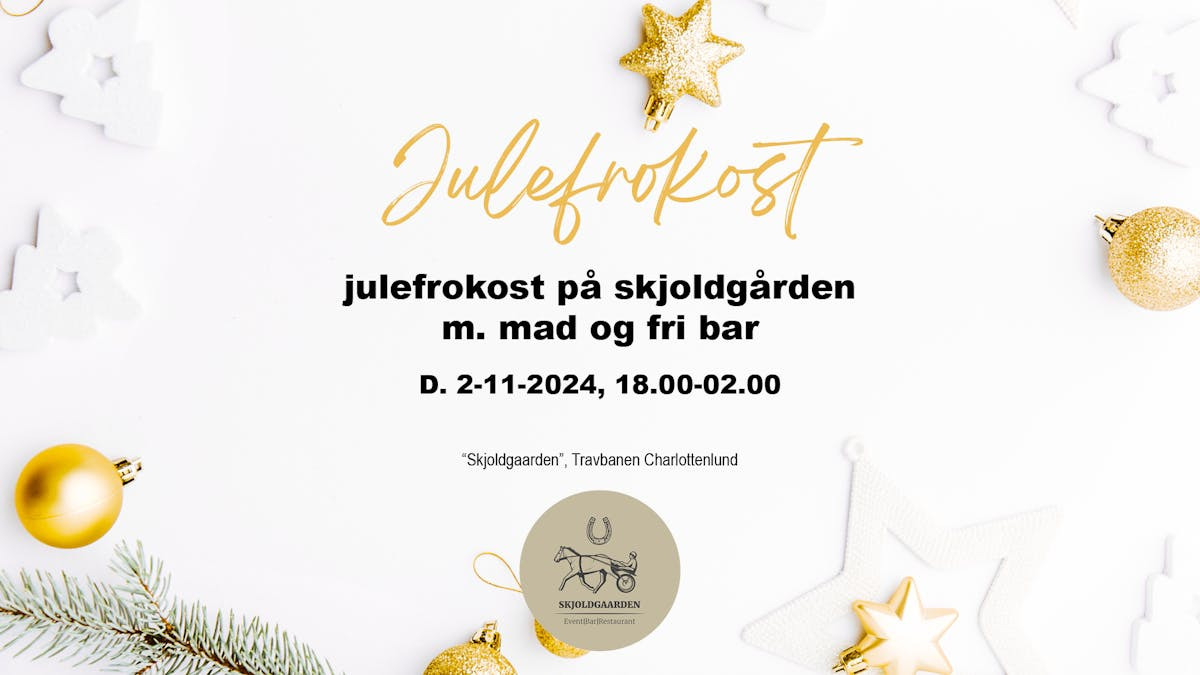 Hold årets julefrokost på Skjoldgården i Charlottenlund