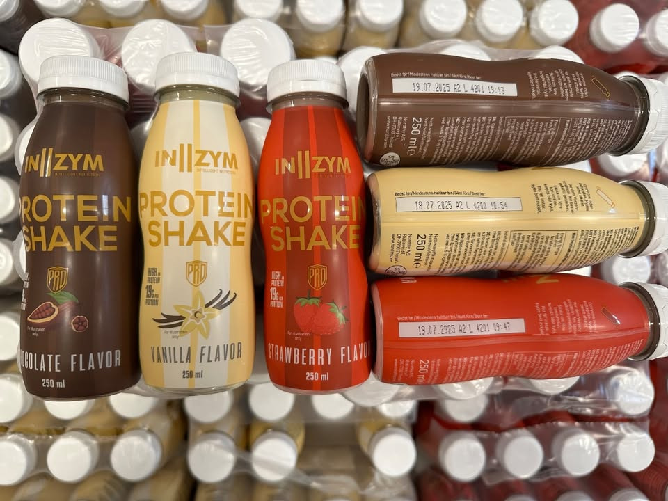 Menys vanvittige tilbud: In2zym protein shake til kun 5 kr.