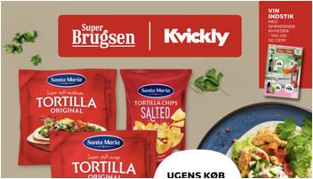 Santa Maria Tex Mex til 11 kr. og Karolines Køkken revet ost til kun 12 kr. hos SuperBrugsen