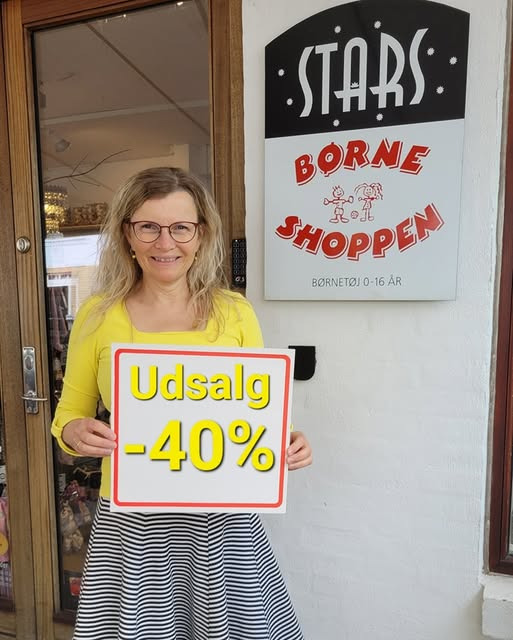 Børneshoppen Brønderslev starter udsalg med store rabatter fra den 16. juni