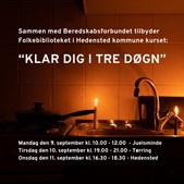 Bliv klar til nødsituationer: Kursus på Tørring Folkebibliotek