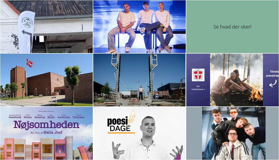 Oplev kultur, teater og musik i Frederikshavn i denne uge