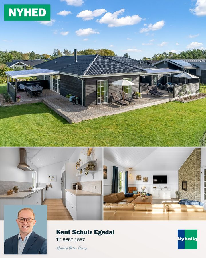 Nybolig Hadsund præsenterer ekstraordinært sommerhus på Haslevgårde Eng 12