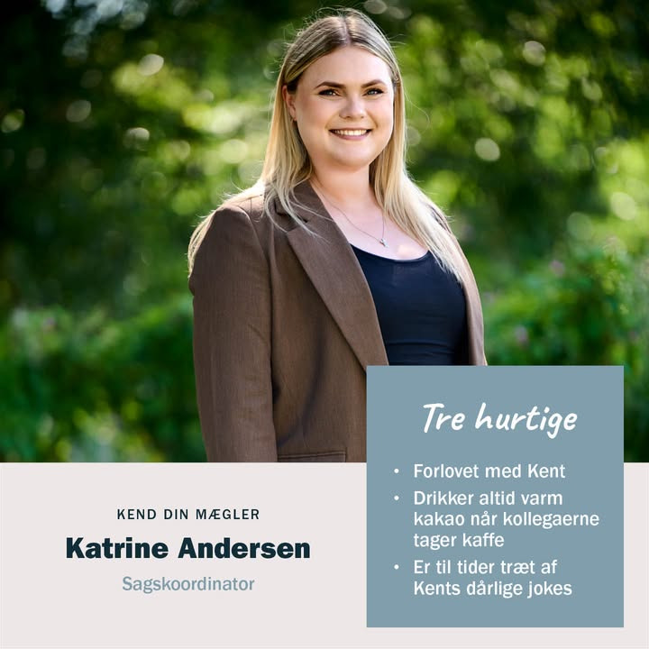 Nybolig Hadsund fremhæver Katrine: Den varme kakaodrikker med kølig humor