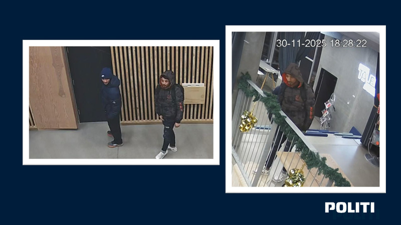 Efterlysning: To personer efterlyses i sag om indbrud i Holstebro