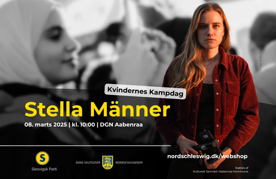 Foredrag om kvinderepræsentation i krigsrapportering med Stella Männer