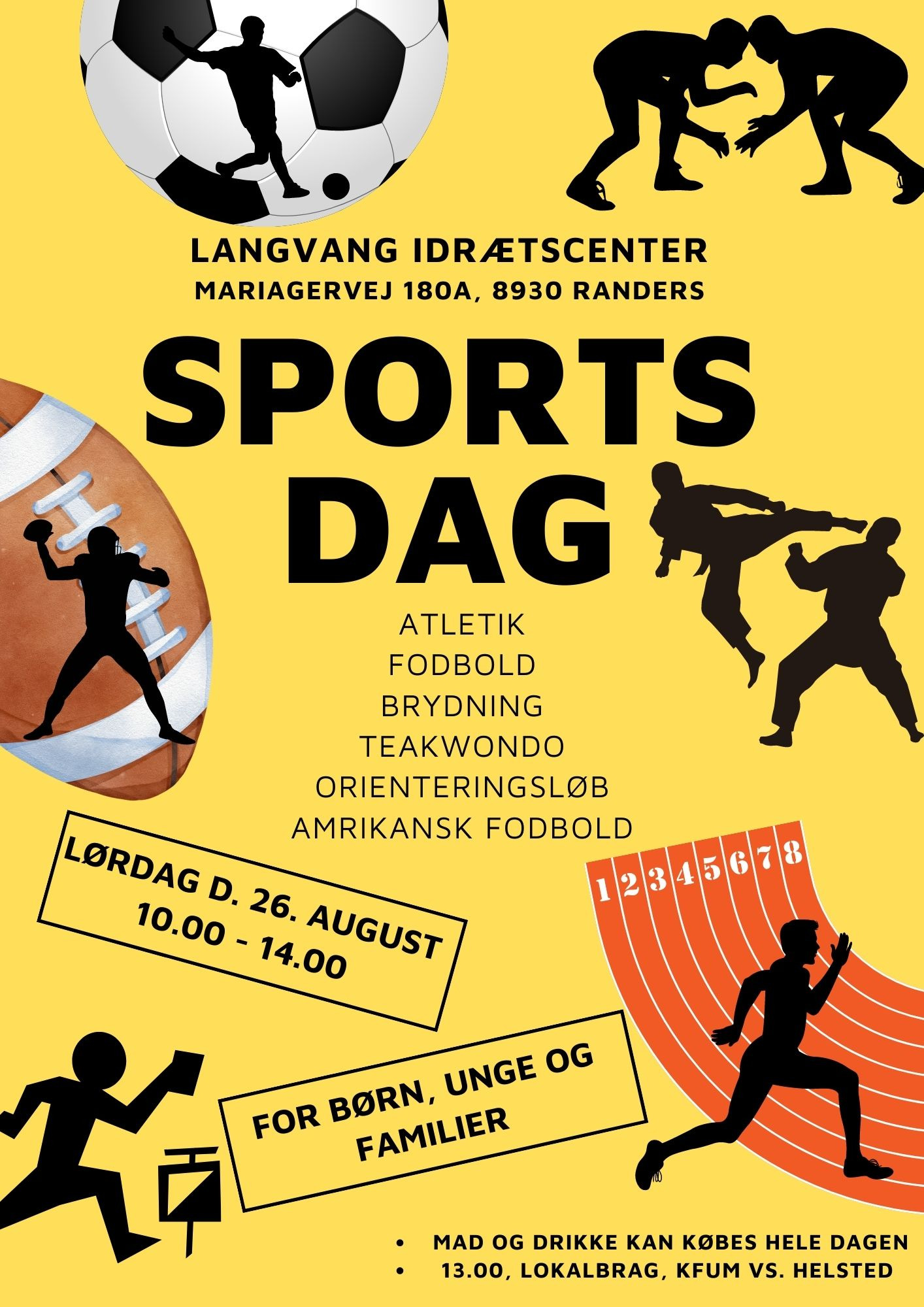 Kom og deltag i Sportsdag ved Langvang Idrætscenter i Randers
