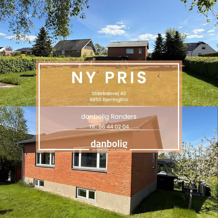 Danbolig Randers sætter pris ned på charmerende villa i Bjerringbro