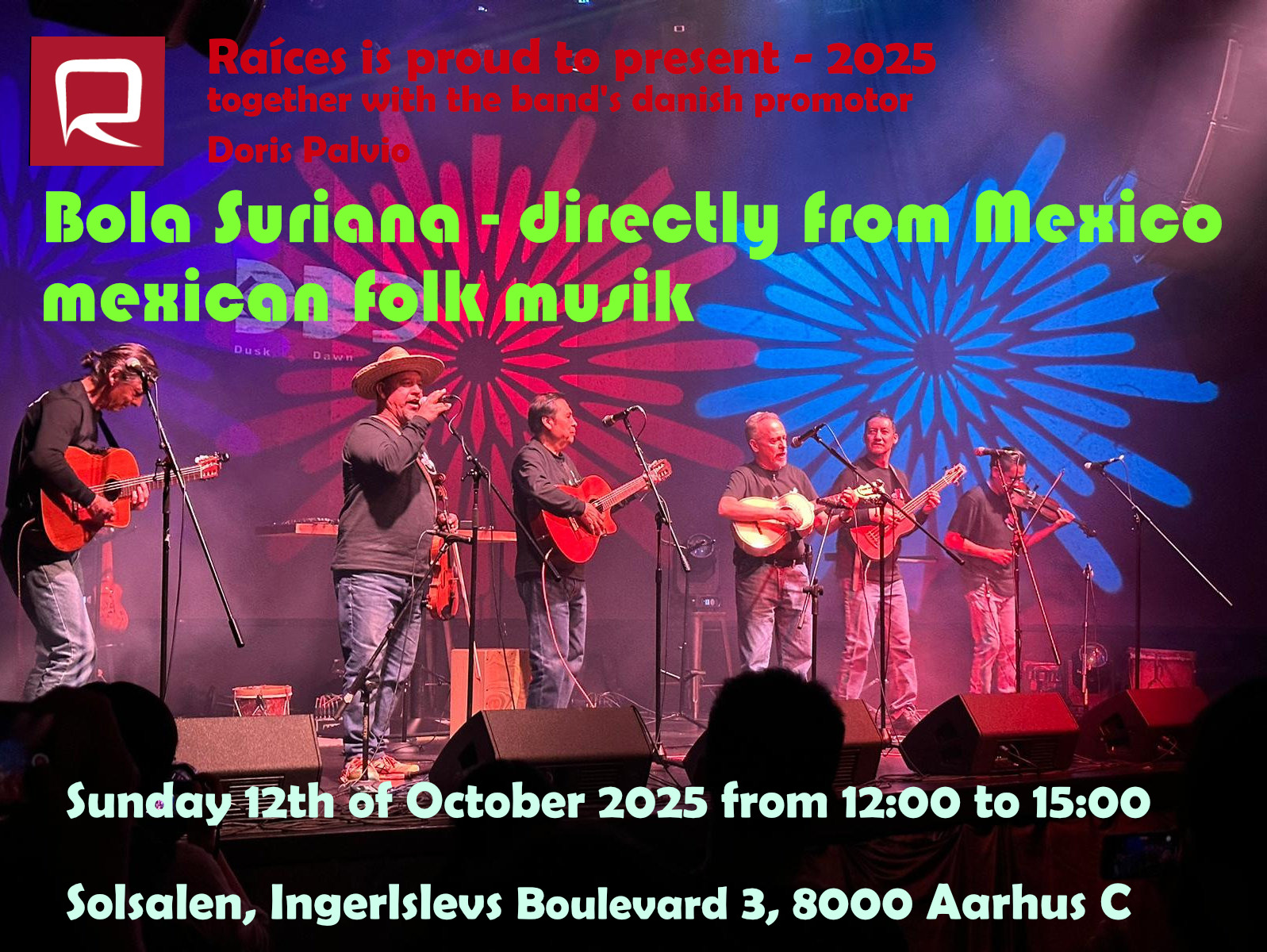 Oplev mexicansk folkemusik med Bola Suriana i Aarhus