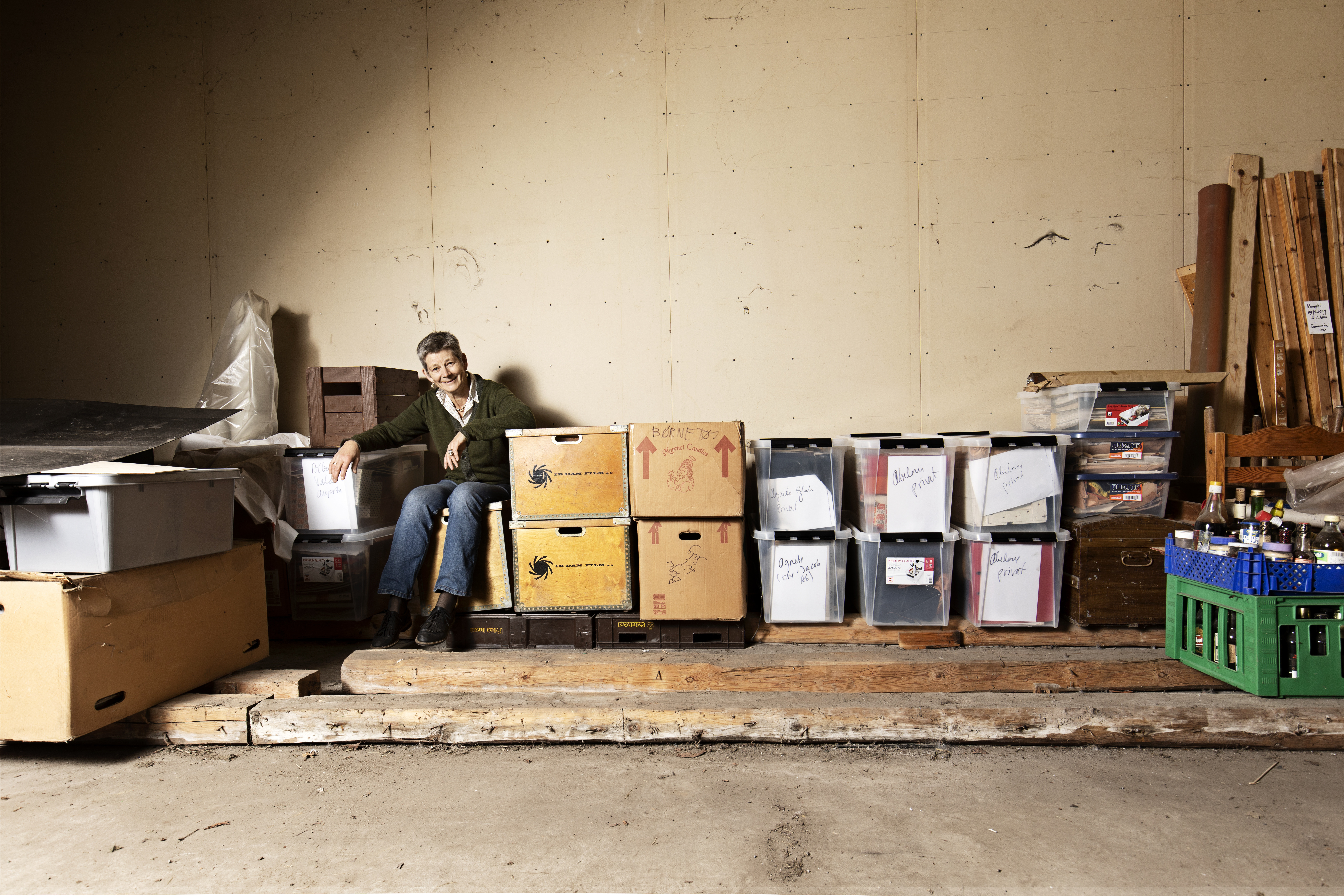 Abelone Glahn deler flytteerfaringer i Strib Forsamlingshus